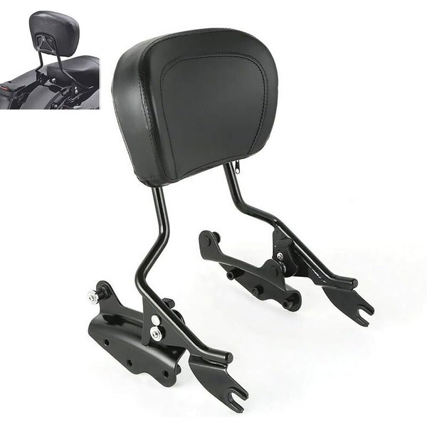 TCMT Detachable Passenger Backrest Sissy Bar With 4 Point Docking