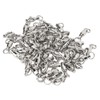 50pcs Ball Bearing Swivels Connector High Strength Stainless Steel Solid