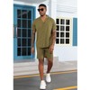 Volemo Mens Tracksuit Full Set Shirts Short Sleeve Casual Activewear