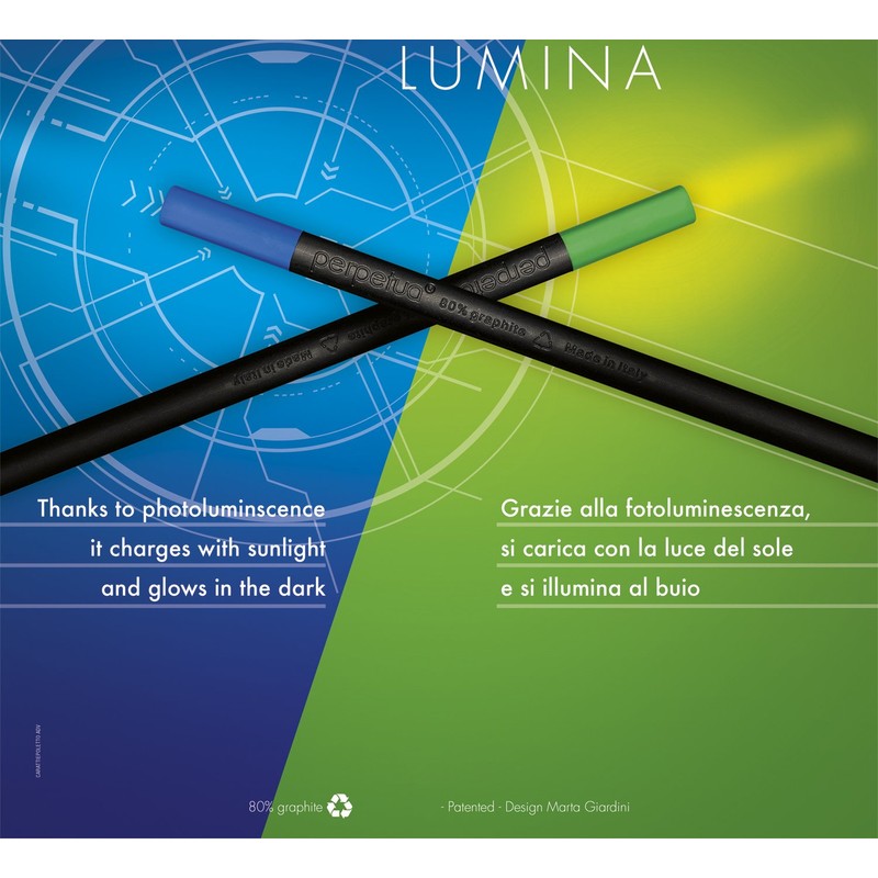 Perpetua pelu0103bl Wooden Pencil, Blue