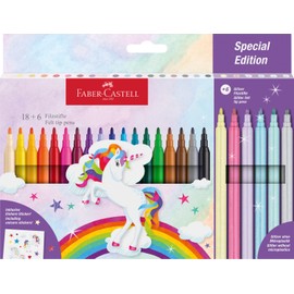 Faber-Castell Felt Tip Pen Set Unicorn 24 Colours