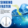 Nail Weights for Bass Fishing, 65pcs Insert Sinkers Wacky Worm