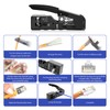 ZHITING RJ45 Crimping Pliers Network Connector Set with 12 x