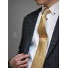 TAVARAT Men's Tie Pin, Made in Japan, Genuine Leather, Brass,