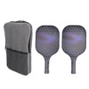 2PCS Pickleball Paddles Set Fiberglass Lightweight Pickle Ball Rackets with