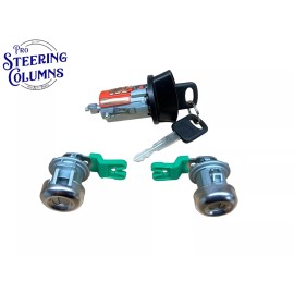 PSC 1998-2007 FORD F-250 F-350 IGNITION LOCK CYLINDER DOOR LOCK SET 2 KEYS NEW