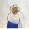 Mass Trading Towel Hanger Towel Bar Ring Iron Antique Gold