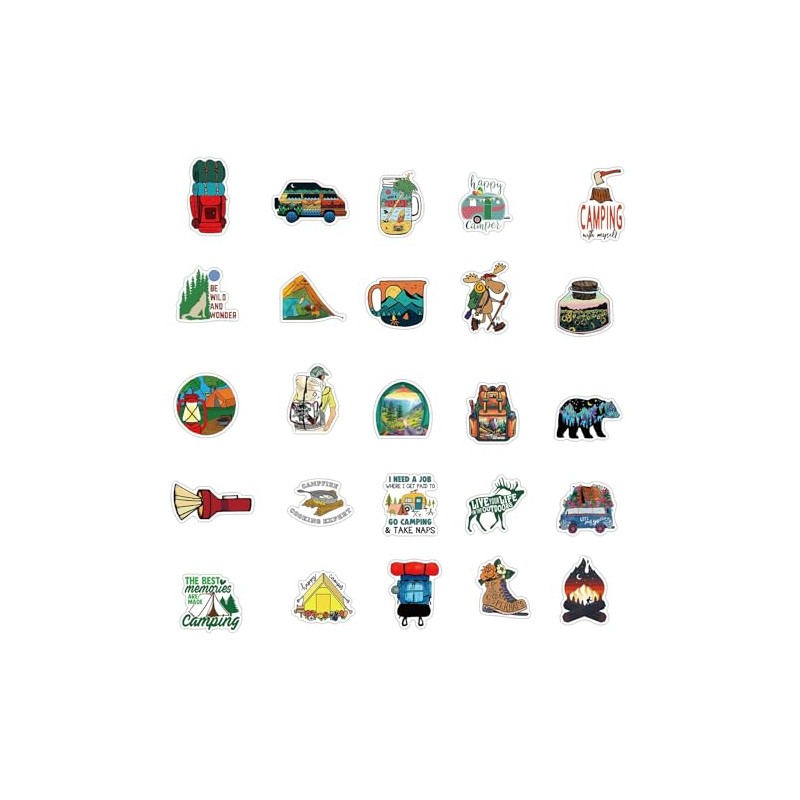 MUSHI 100 Stickers y pegatinas de SENDERISMO con diseños Únicos