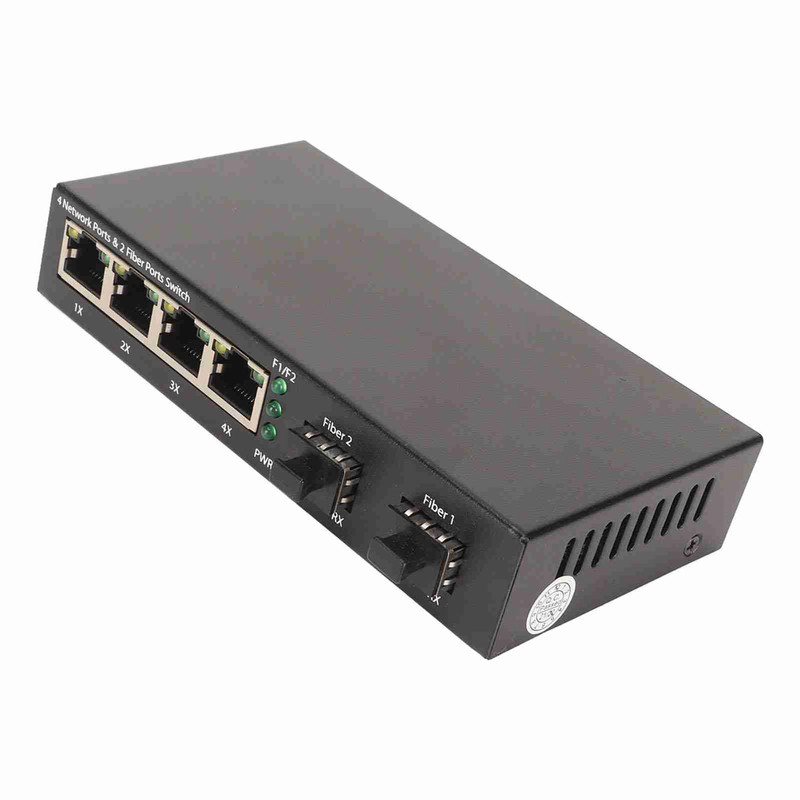 SFP Fiber Switch 6 Ports 10 100 1000M Self Adaptive