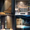 LUXSWAY Battey Powered Motion Sensor Outdoor Light Waterproof Flood Light