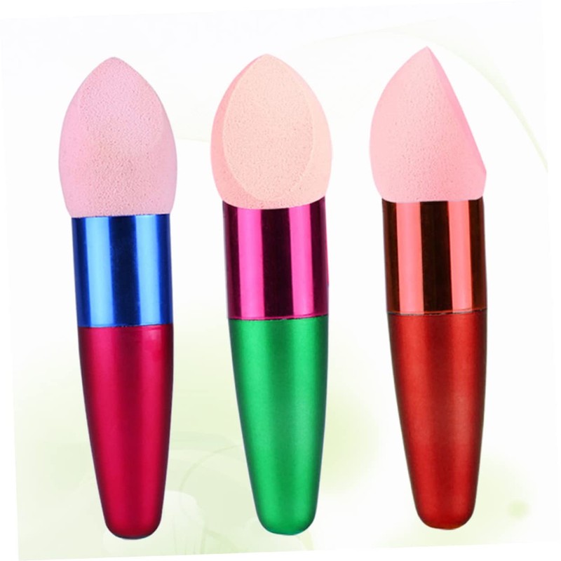 Vaguelly 3Pcs Wet and Dry Makeup Sponge Foundation Egg Puff