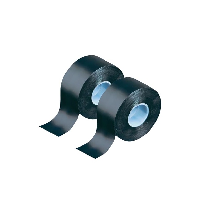 GTSE Black Self Amalgamating Tape, 50mm x 10m, Waterproof Rubber