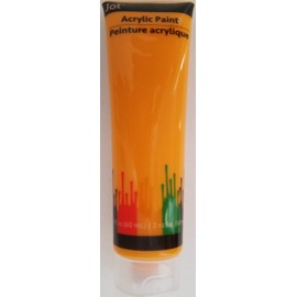Acrylic Paints Bright Colors 2 oz/Tube, Select: Color (Yellow Vibrant)