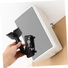 TEHAUX 1Set Adjustable Speaker Wall Mount Hook with Plate Connector