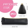 Leather Pen Pencil Case, 2 Pieces Cute Pencil Pouch Small