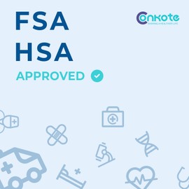 Conkote Silicone Bordered Foam Dressing 2‘’x 5‘’, Water-Resistant & Comfortable, Box of 10 Dressings