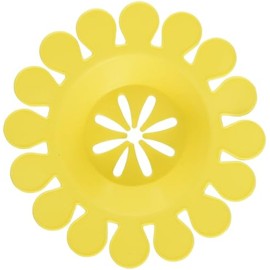 Compac Sink Daisy Scented Kitchen Sink Strainer infuses & Freshens Your Sink, Must Have Kitchen Sink Accessories, Sink Drain Strainer - Catcher, Yellow, Lemon Scent, 6 Count, (3 Packs of 2)