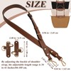 Niuohoy Purse Straps Replacement, Leather Longchamp Strap Kit, Leather Handbag