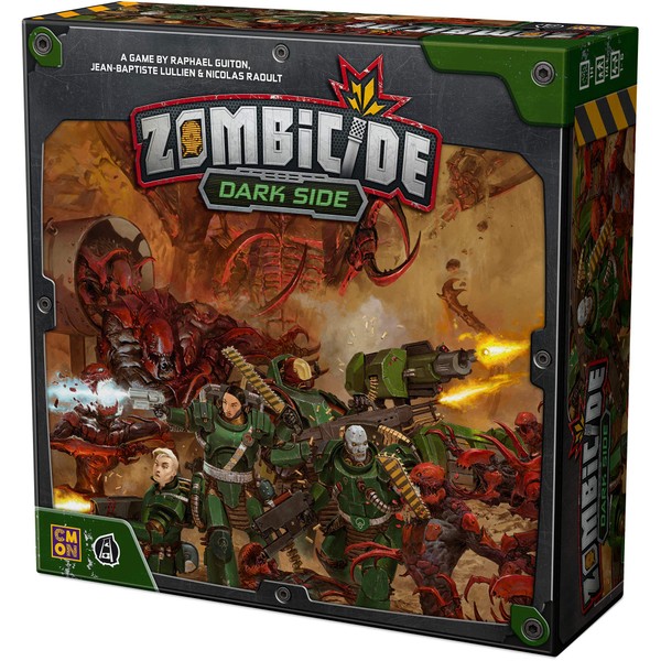CMON Zombicide Invader Dark Side Board Game | Cooperative Tabletop Miniatures Strategy Game for Teens and Adults | Zombie Board Game | Ages 14+ | 1-6 Players | Avg. Playtime 1 Hour | Made