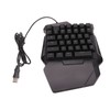 One Handed Keyboard Mouse Set Wired 35 Keys RGB Backlight