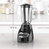 BLACK+DECKER 10-Speed Countertop Blender, Pulse Button, 6-Cup Glass Jar, Dishwasher-Safe,