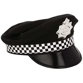 Policeman Adjustable Party Theme Hats Caps & Headwear for Fancy Dress Costumes Accessory