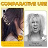 4 Pack Large Elegant Rhinestone Banana Hair Clips for Girls