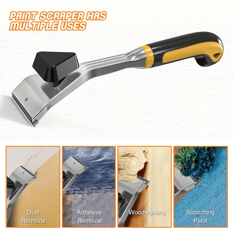 Carbide Scraper, 2.5" Heavy Duty Paint Scraper, Paint Scraper Tool