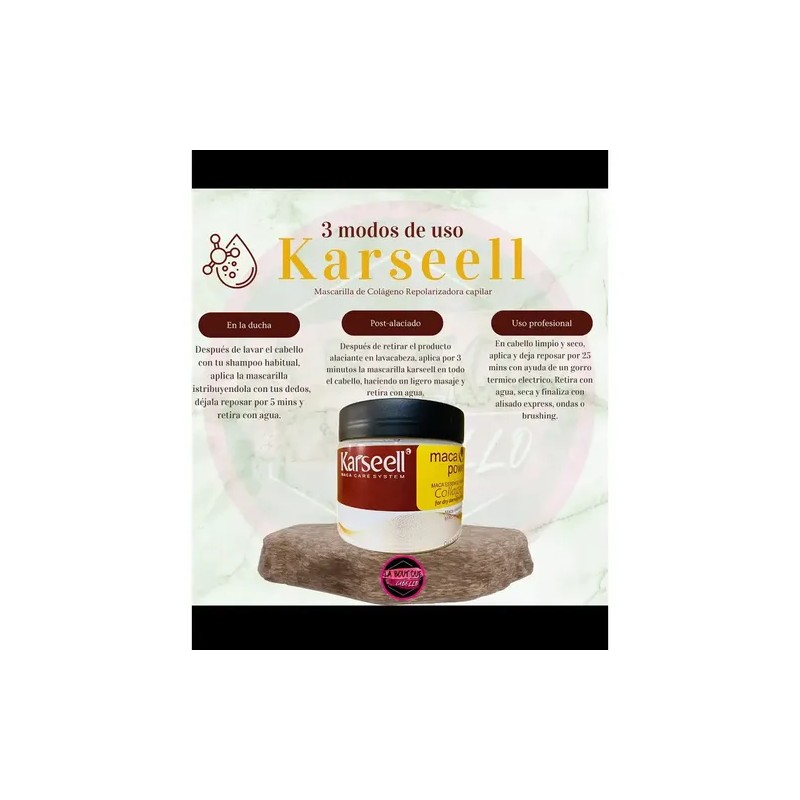 3 Set Crema Colágeno Cabello Brillo Nutrición