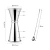BTtime 30ml/45ml Jigger Cups Set of 2 Graduated Ounce Cups