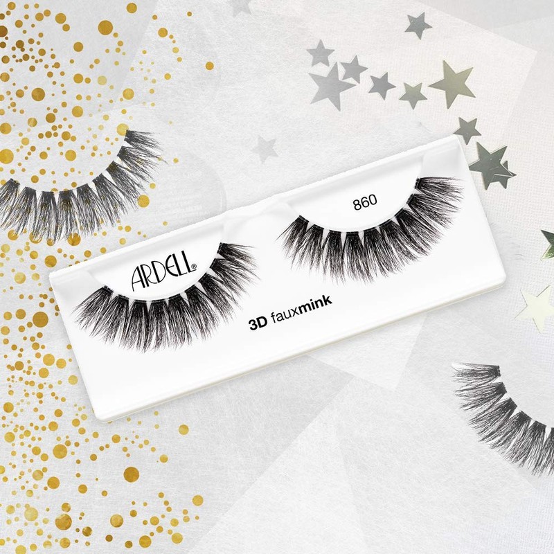 Ardell False Eyelashes 3D Faux Mink 860, 4 pairs
