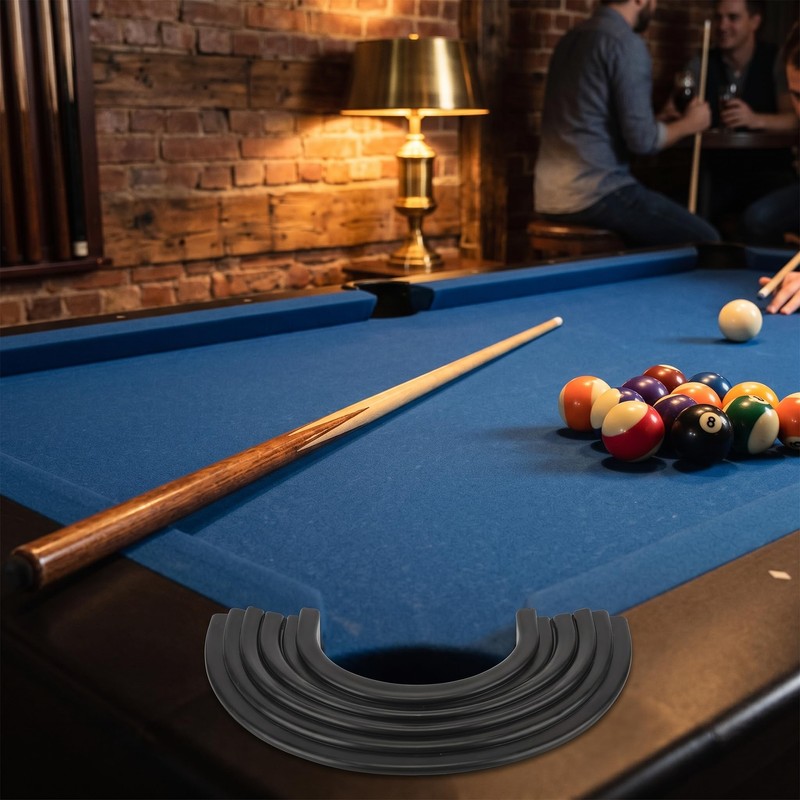 Akozon 6 Pcs Billiard Pool Table Rubber Pocket Liners Set,
