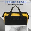 HARFINGTON Wide Mouth Tool Bag 12.2 Inch Multi-purpose Oxford Cloth