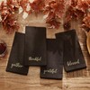 Elrene Home Fashions Harvest Fall Sentiment Embroidered Napkins, Set of