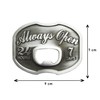 Always Open Belt Buckle 3D Look Buckle for Belt Buckle