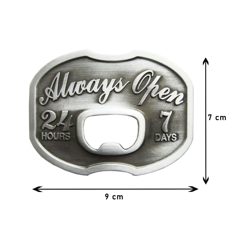 Always Open Belt Buckle 3D Look Buckle for Belt Buckle