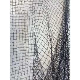 Black Fish Net, Decorative Use Approximately 4 Foot X 9 Foot Depending on Stretch