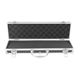STOBAZA Aluminum Toolbox Portable Tool Storage Case 14X5.8X3.9 in Compact Hard Case Storage Box with Lock and Handle for Small Tools Electronics and Accessories