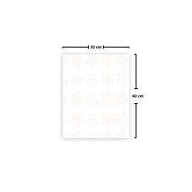 Le Jardin du Lin Printed Cotton Bags with Drawstring, Shopping Bag, Fabric Bag, Fabric Bag, Vegetable Bag, Reusable, Environmentally Friendly, Multipurpose, Foldable, Size: 30 x 40 cm