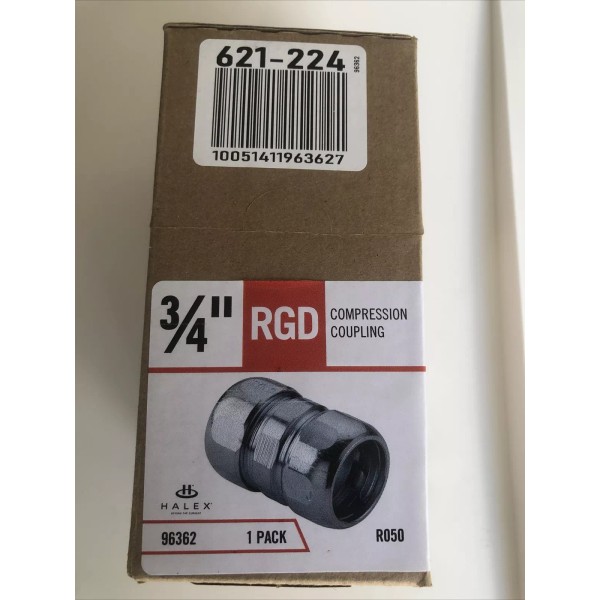 Halex 3/4 in. D Steel Compression Coupling For Rigid/IMC 2