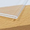 Holyo Sign Holder Photo Frame Clear Wooden Sign Stand POP