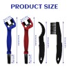 4pcs Cepillos De Limpieza Para Cadena De Bicicleta Moto Multicolor