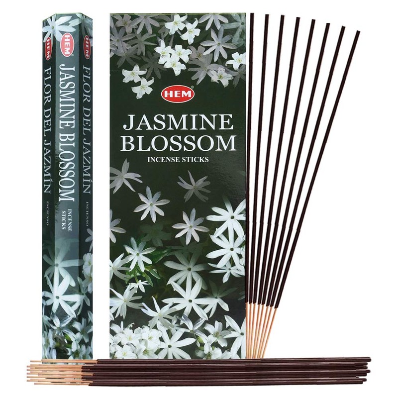 Jasmine Blossom Incense Sticks And Incense Stick Holder Bundle Insence