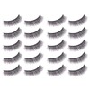10 Pares de Extensiones de Pestañas, Kit de Pestañas Magnéticas,