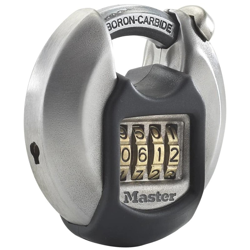 MASTER LOCK Heavy Duty Disc Padlock [Combination] [Stainless Steel] [Outdoor]