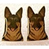 German Shepherd Dog Head Teeny Tiny Flat Acrylic Post Stud