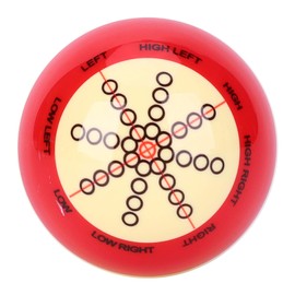 Billiard Practice Training Pool Cue Ball, 52MM Training Cue Ball with Mark Snooker Training Ball Snooker Practice Assist Accessory