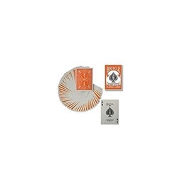 Bicycle Playing Cards - Poker Size, Orange Backs