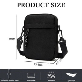 YingStar Mens Shoulder Bag Handbags Small Cross Body Bag Man Side Bag Men Casual Sling Bag Mens Messenger Bag Men Satchel Side Bag Chest Bag Canvas Crossbody Bag for Boys Women Unisex Travel