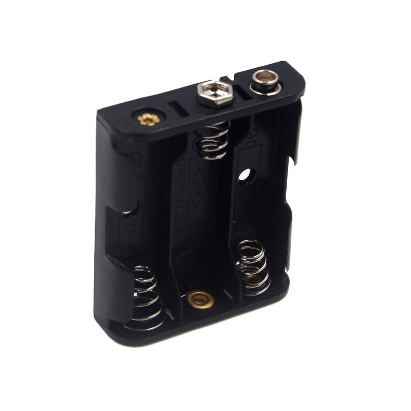 LAMPVPATH 3 Pcs 3 x 1.5V (4.5V) AA Battery Holder